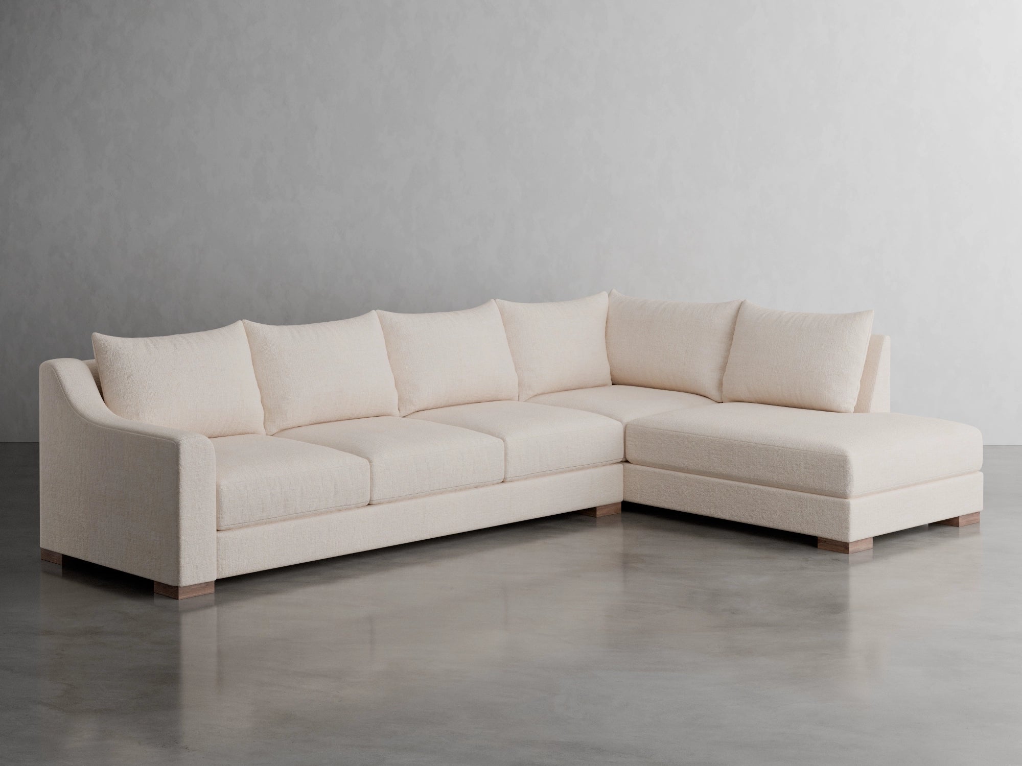 Astra Left L Bumper Sectional